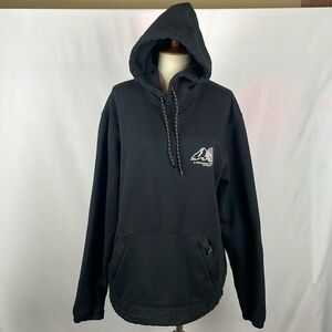 Men's Billabong Adventure Division Graphic Black Hoodie Sweatshirt - Size Small
